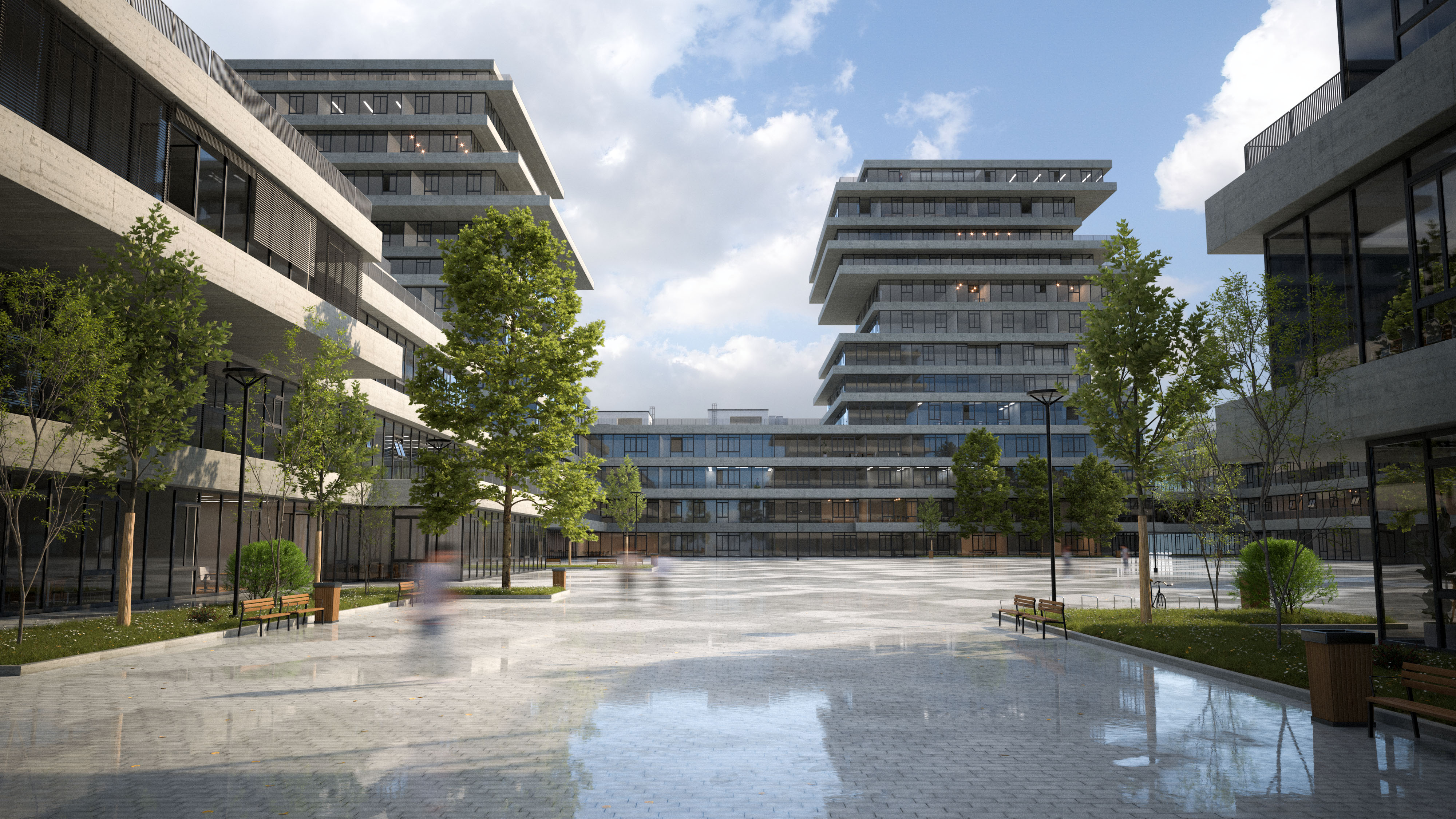 Architekturvisualisierung Hangzhou University