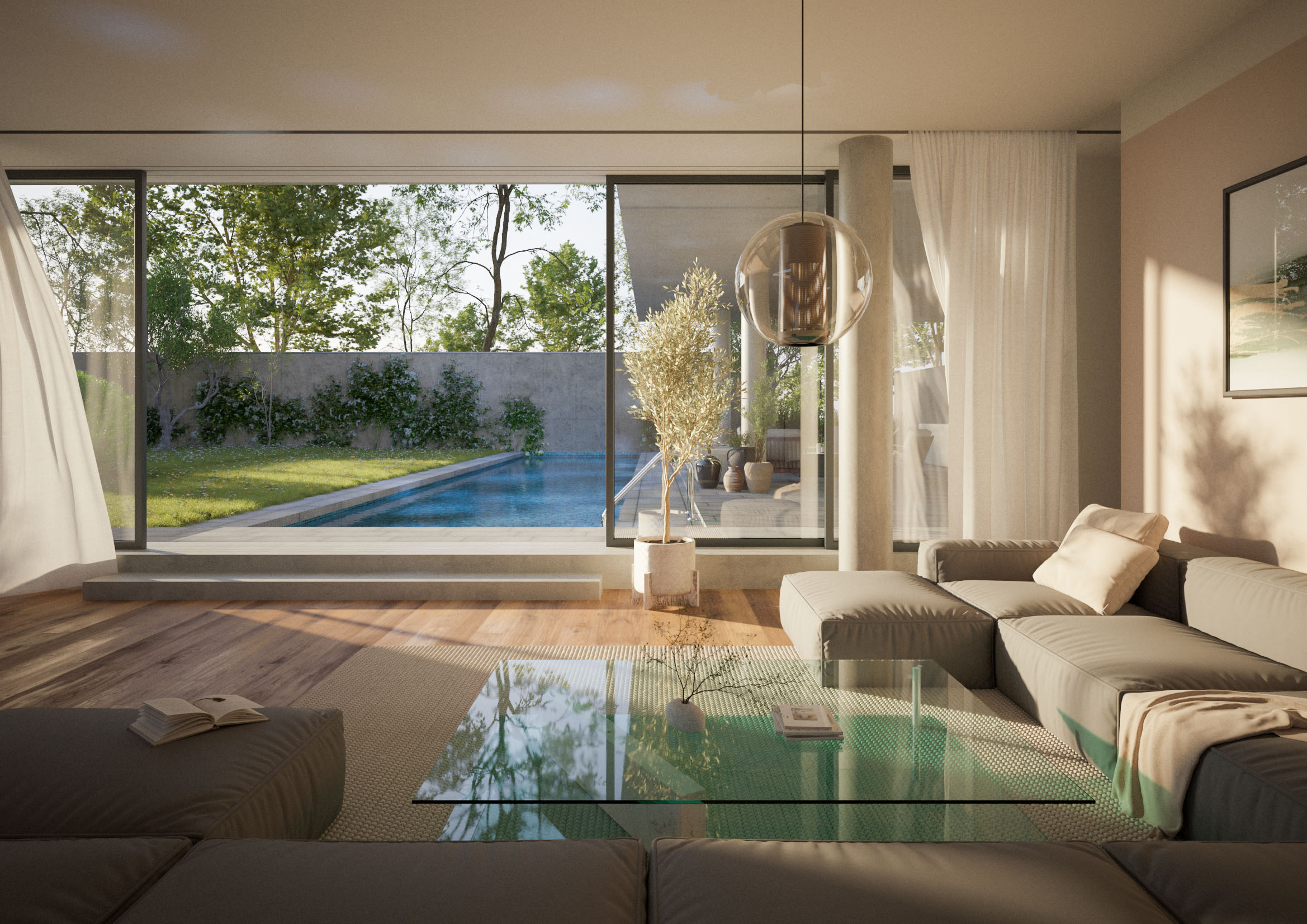 Innenraumvisualisierung House 6 Sao Paulo