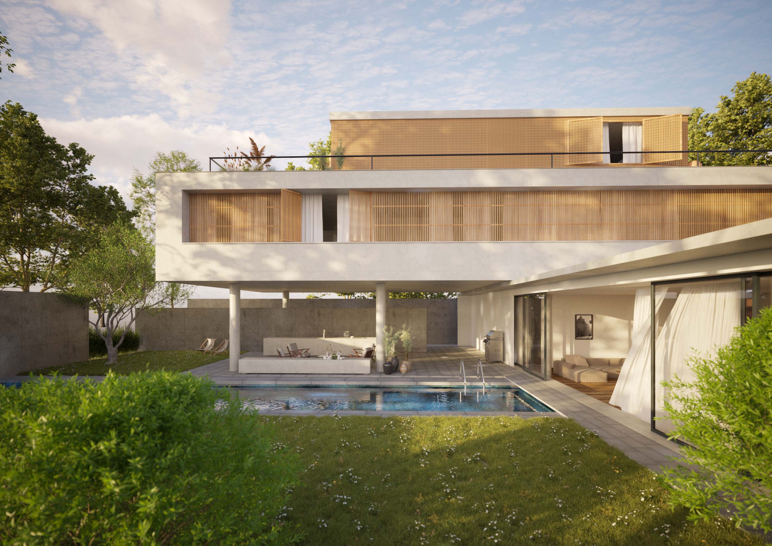 Innenvisualisierung des Projekts House 6